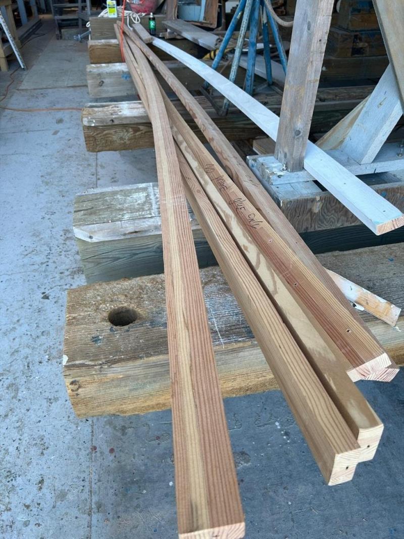 Hull #7 laminated deck beams photo copyright Michael Rybovich & Sons taken at  and featuring the Fishing boat class