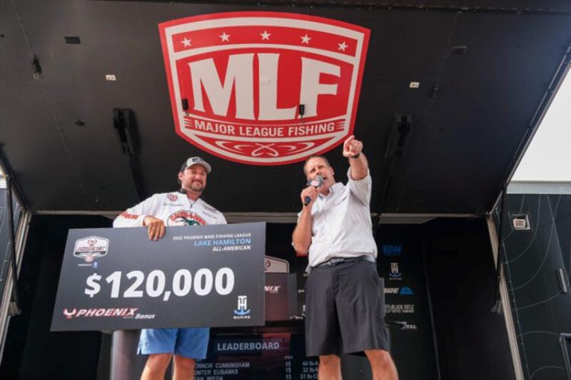 Connor Cunningham wins 39th Phoenix Bass Fishing League photo copyright Major League Fishing taken at  and featuring the Fishing boat class