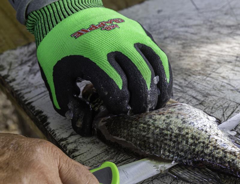 Smith's Mr. Crappie Slab Slanger Cut-Resistant Gloves - photo © Smith's Products