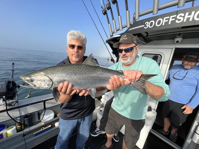 Karl Sandstrom and Tom Nelson on Duckworth 30 Offshore XL with Sharrow MX-3 Propellers - photo © Sharrow Marine