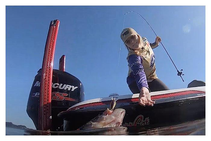 Fallon Clepper, 2022 High School Fishing National Champion, Montgomery I.S.D. High School Fishing Team, Montgomery, TX - photo © St. Croix Rods