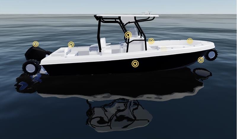 Industry-first factory-installed amphibious solution now available for boat builders - photo © Bluewater Sportfishing Boats