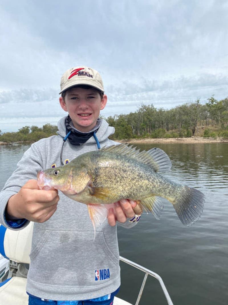 Angus with a nice yellow belly that helped him secure the club trophy - photo © Fisho's Tackle World