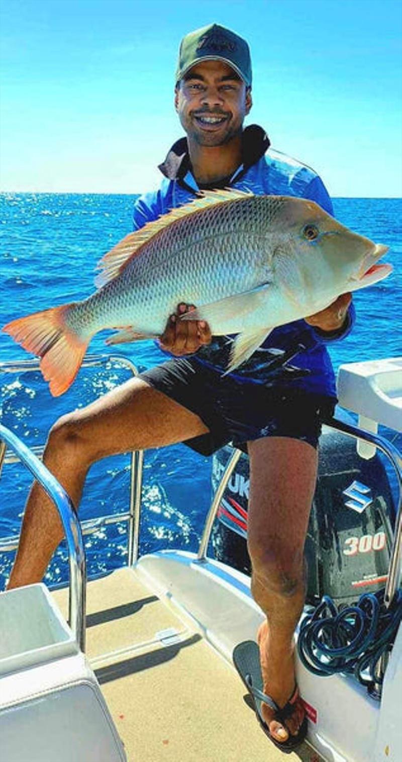 Chappy scored a thumper grassy whilst out with Hot Reels Charters early this week photo copyright Fisho's Tackle World taken at  and featuring the Fishing boat class