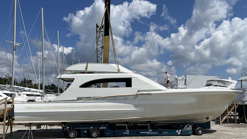 Hull #64: 68' Sportfisherman - photo © Jarrett Bay Boatworks