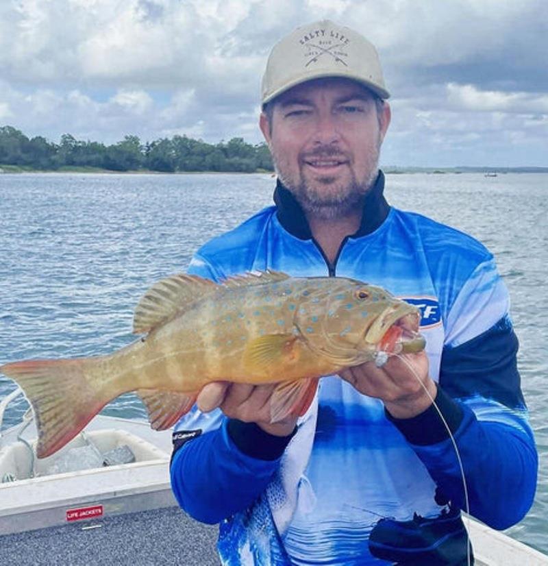 The trout are all small in the shallows these days. Persist amongst the rats and you might score a keeper or two as Deej did - photo © Fisho's Tackle World