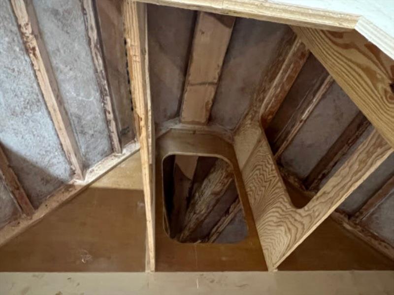 Hull #11 - Inverted bilge - photo © Michael Rybovich & Sons