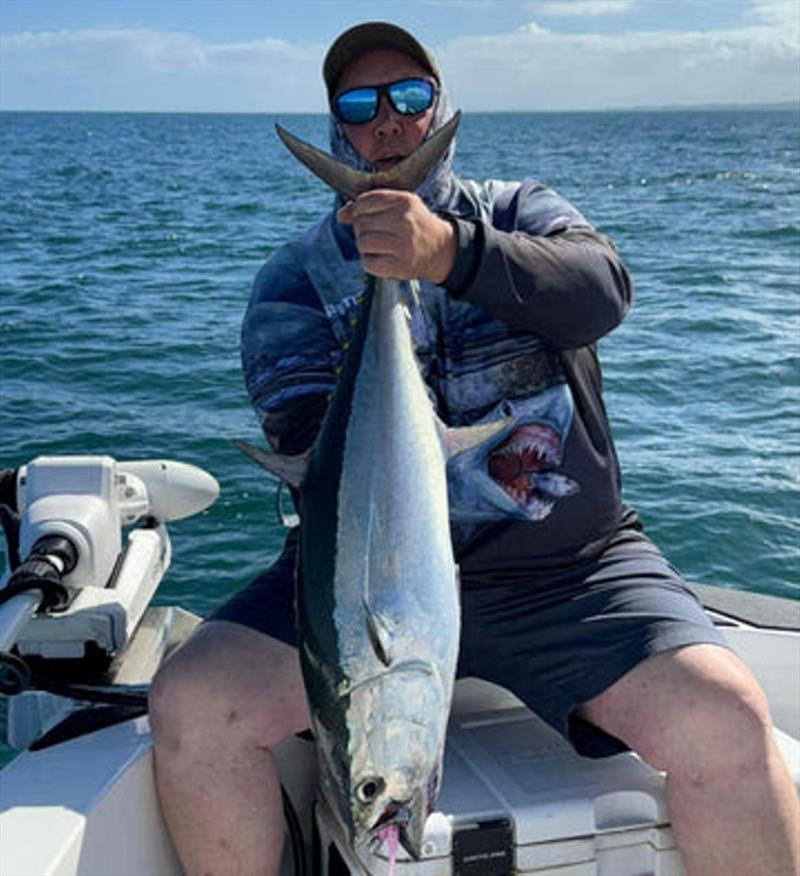 The time-proven 5in Zman Jershadz matched to a heavy 50 jig head does it again - photo © Fisho's Tackle World