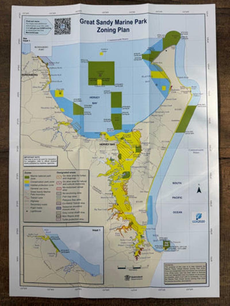 The map contained within the GSMP brochure. It is very limited, so getting online and downloading the App will be necessary - photo © Fisho's Tackle World
