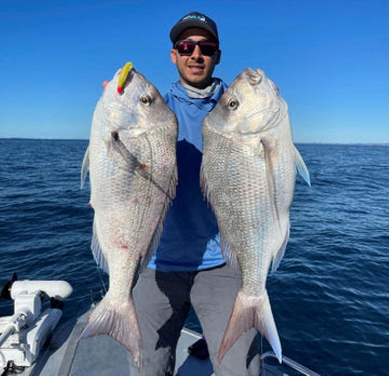 We have had to resurrect an old photo of inshore snapper from last year due to the lack of fish so far this season. That is all about to change very soon - photo © Fisho's Tackle World