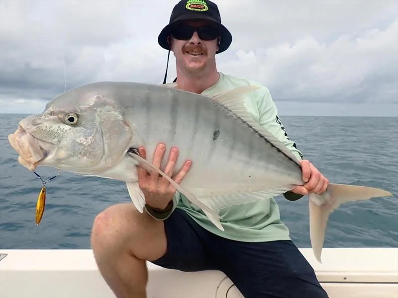 Finding Hervey Bay goldies to drop jigs to isn't too hard at all right now - photo © Fisho's Tackle World Hervey Bay