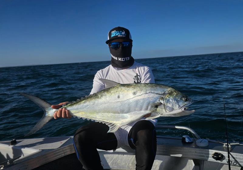 Dan's Rapala Long Cast topwater stickbait was too tempting for this Hervey Bay queenie photo copyright Fisho's Tackle World Hervey Bay taken at  and featuring the Fishing boat class