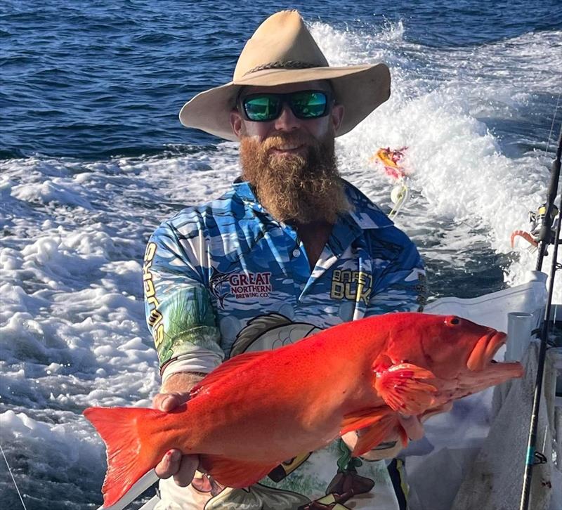 Tye got away for a session on the reef and brought home some fine-eating table fish such as this trout photo copyright Fisho's Tackle World Hervey Bay taken at  and featuring the Fishing boat class