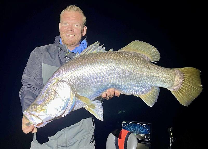 Andrew joined Dane on their recent guided session on Mondy for evening fish such as this one - photo © Fisho's Tackle World Hervey Bay