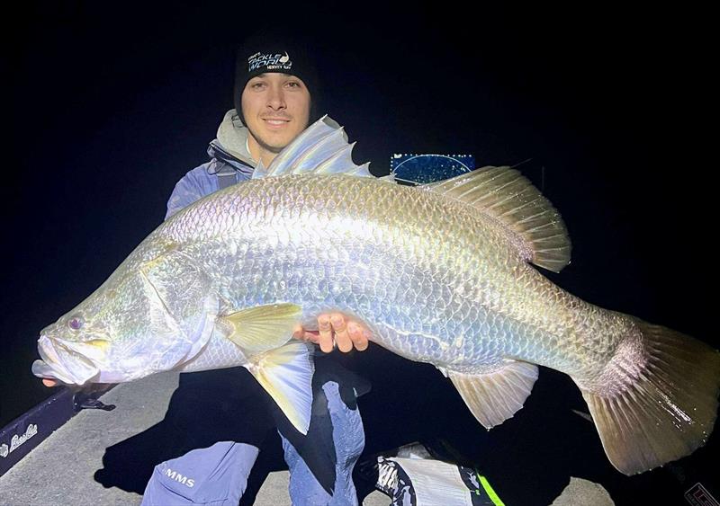 Dane fished an evening session with Monduran guide Jake and landed a couple of metreys amongst several dropped fish - photo © Fisho's Tackle World Hervey Bay