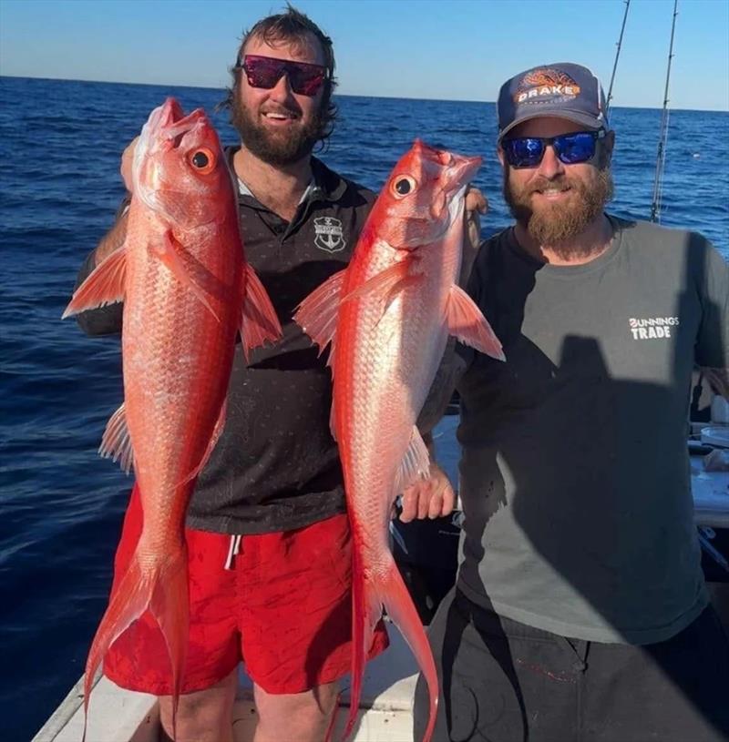 Flamies are what you should be looking for when deep dropping during the snapper and pearlie closure photo copyright Fisho's Tackle World Hervey Bay taken at  and featuring the Fishing boat class