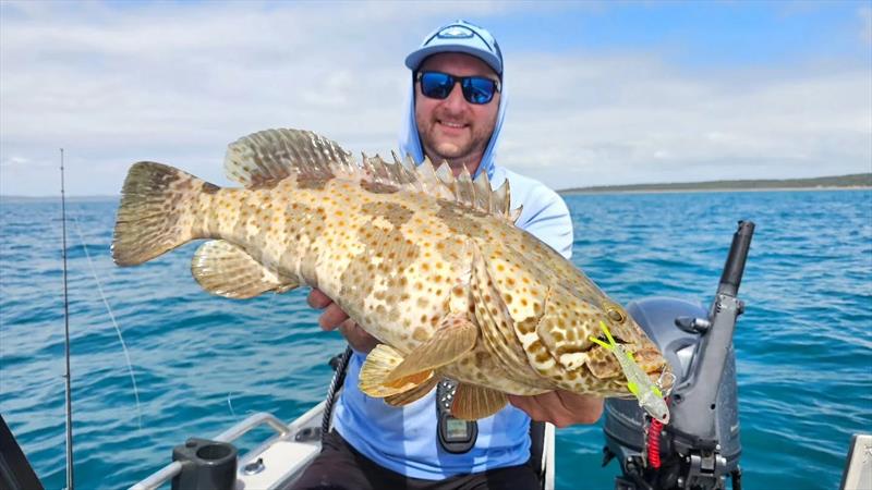 Hang on Jacko, that's not a flathead! - photo © Fisho's Tackle World Hervey Bay