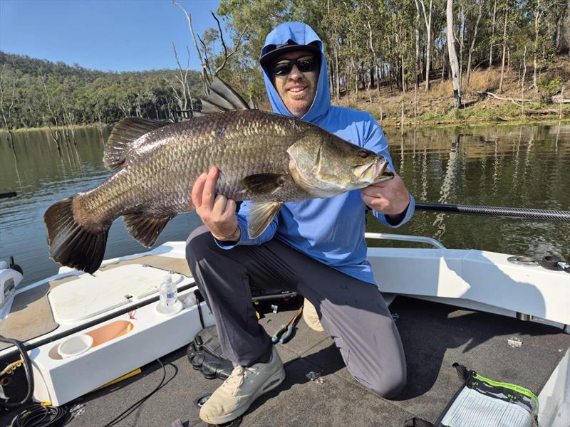 Dean and his mate Adz came all the way from Sydney-town to get the good oil from Scotty on how to fish Mondy - photo © Fisho's Tackle World Hervey Bay