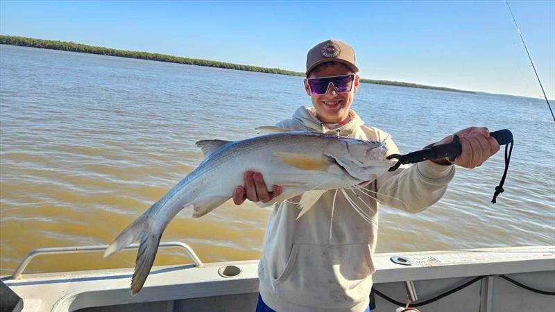 Time to tie the vibes on and go looking for threadfin salmon - photo © Fisho's Tackle World Hervey Bay