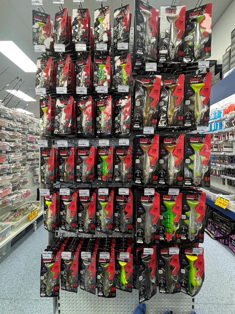 Panic Stations Mullets have been restocked and are ready to rumble, just in time for barra season - photo © Fisho's Tackle World Hervey Bay