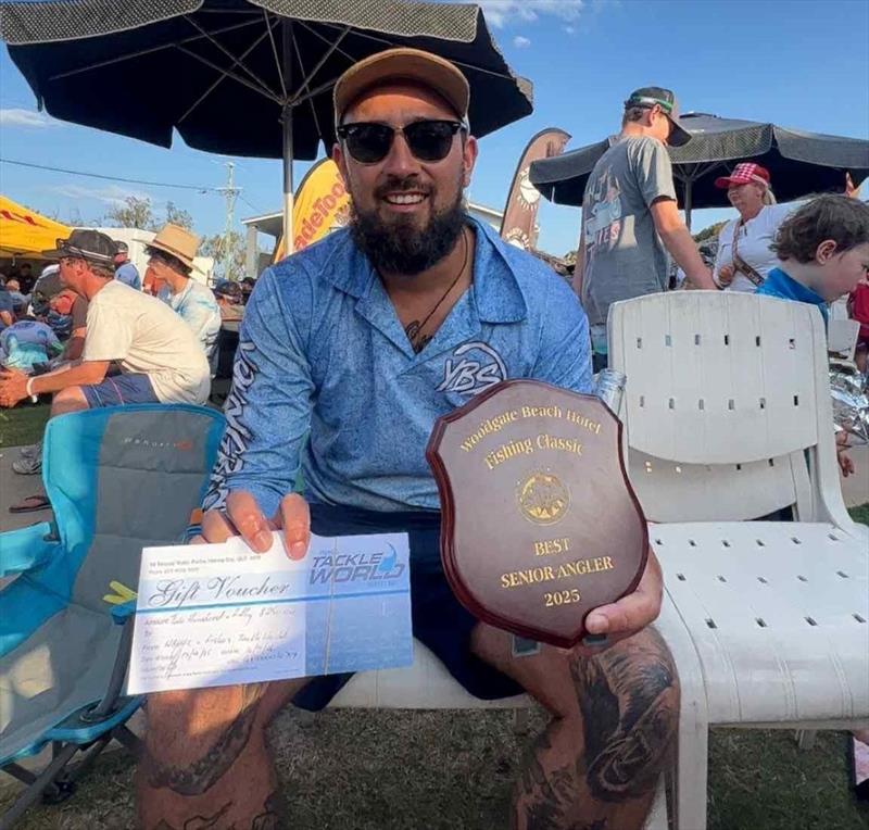 Ray Paranihi took out champion overall angler at the WBHFC. Well done Ray photo copyright Fisho's Tackle World Hervey Bay taken at  and featuring the Fishing boat class