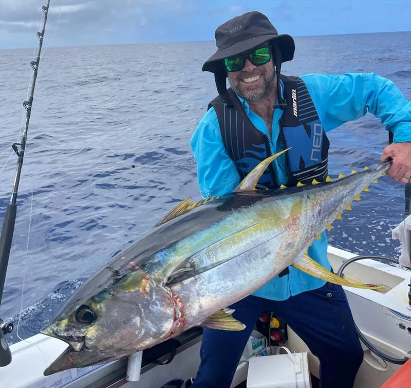 There's still plenty of big yellowfin offshore. With the current racing south, the marlin will be next to turn up photo copyright Fisho's Tackle World Hervey Bay taken at  and featuring the Fishing boat class
