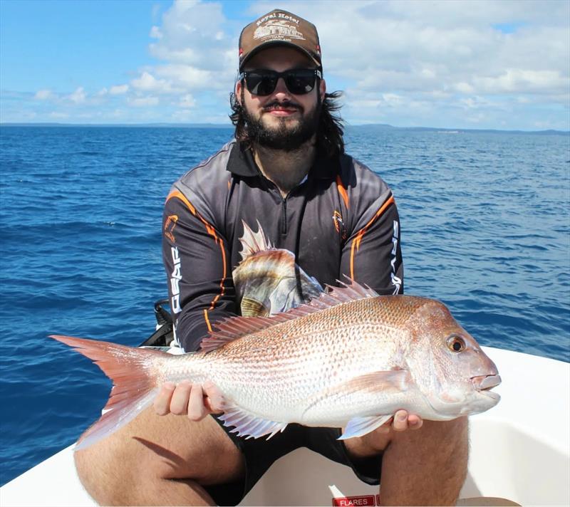 You can still find snapper in the bay. There will be some close inshore, but many more in the central & northern bay photo copyright Fisho's Tackle World Hervey Bay taken at  and featuring the Fishing boat class