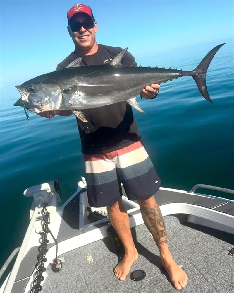 Luke took advantage of glassed-out weather to head out chasing longtails - photo © Fisho's Tackle World Hervey Bay