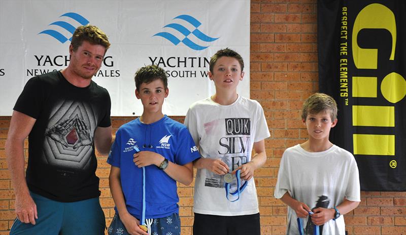 Tom Slingsby helps present prizes at Sail Sydney 2012 photo copyright Sail Sydney taken at Woollahra Sailing Club and featuring the Flying 11 class
