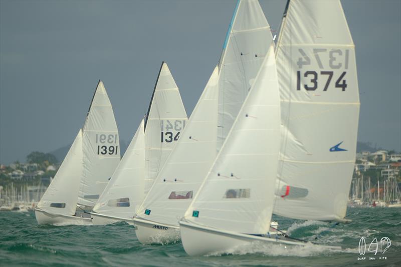 2019 Musto Queensland Youth Regatta photo copyright Mitch Pearson / Surf Sail Kite taken at Royal Queensland Yacht Squadron and featuring the Flying 11 class