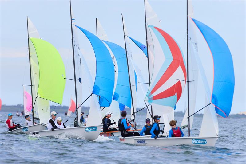 2025 Allen Flying 11 Nationals photo copyright Mark Bramley / www.markbramley.com taken at St George Sailing Club and featuring the Flying 11 class