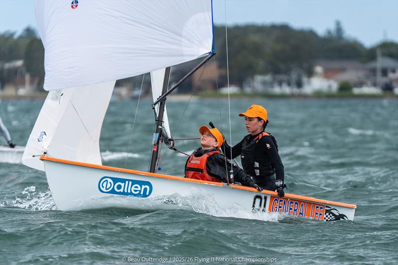 2025-26 Flying 11 Nationals photo copyright Beau Outteridge taken at Belmont 16ft Sailing Club and featuring the Flying 11 class