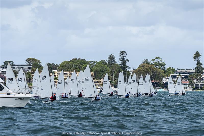 2025-26 Flying 11 Nationals photo copyright Beau Outteridge taken at Belmont 16ft Sailing Club and featuring the Flying 11 class