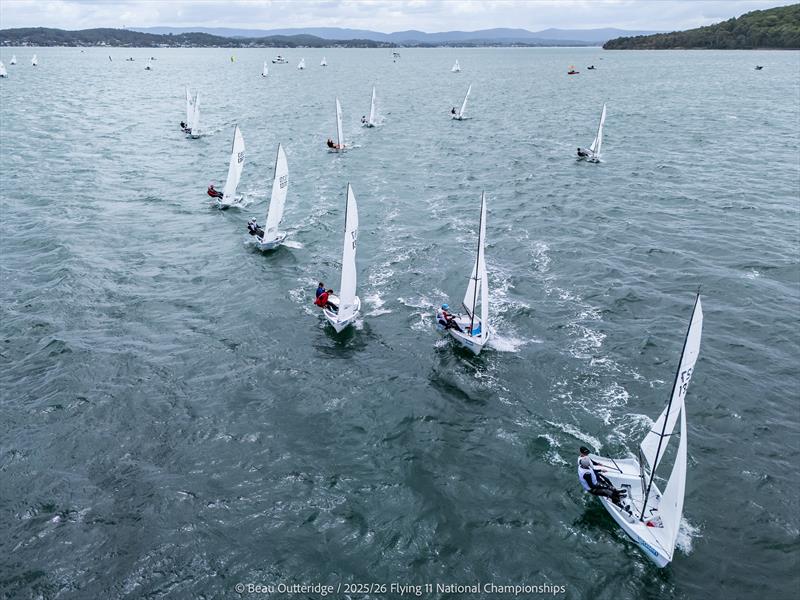 2025-26 Flying 11 Nationals photo copyright Beau Outteridge taken at Belmont 16ft Sailing Club and featuring the Flying 11 class