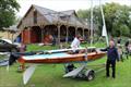 © Graham Lamond Overall winners David McKee and Emily Kippen with GBR759 Flame, first registered in 1965 and built by Richardson - Flying Fifteen Classic & Silver National Championship at Llangorse © Graham Lamond