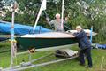 © Graham Lamond GBR627 Vamoose travelled all the way from Loch Earn, owned by Bobby Salmond, built in 1963 by Chippendale - Flying Fifteen Classic & Silver National Championship at Llangorse © Graham Lamond