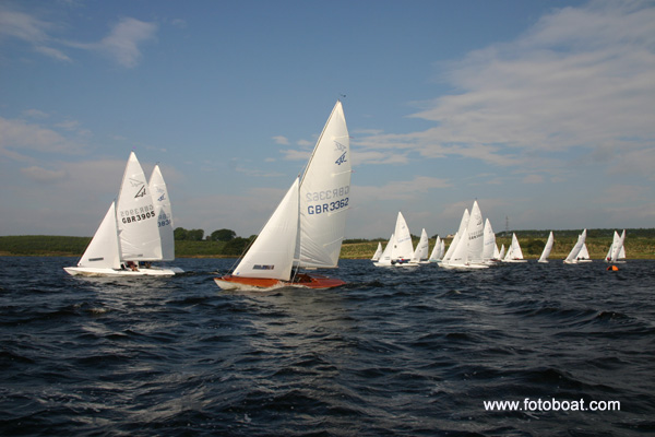 Flying Fifteen Scottish Championships 2008 photo copyright Alan Henderson / www.fotoboat.com taken at Monklands Sailing Club and featuring the Flying Fifteen class