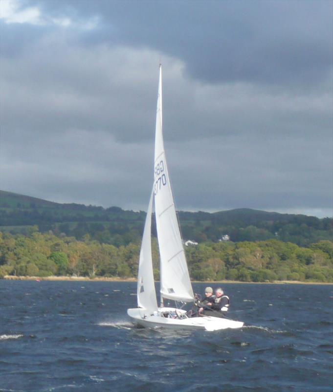 Neil Platt & Ian Smith (Bolton SC) during the Flying Fifteen Team Racing at Bassenthwaite photo copyright Mik Chappell taken at Bassenthwaite Sailing Club and featuring the Flying Fifteen class