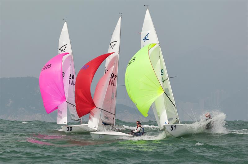 Day four of the Flying Fifteen Worlds in Hong Kong - photo © Guy Nowell / RHKYC