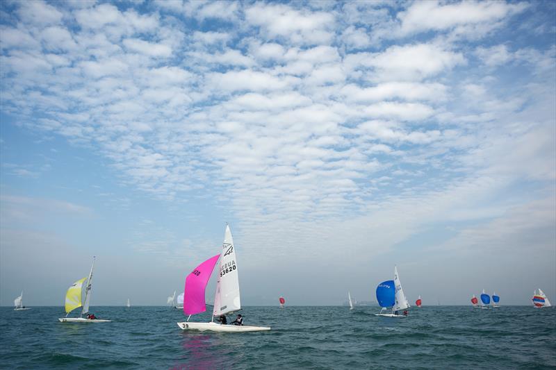 Day five of the Flying Fifteen Worlds in Hong Kong photo copyright Guy Nowell / RHKYC taken at Royal Hong Kong Yacht Club and featuring the Flying Fifteen class