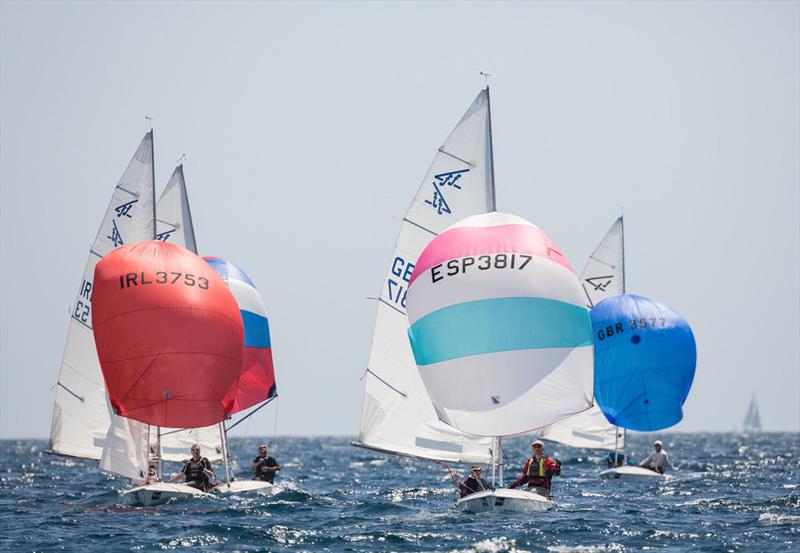 Gecko leading the Flying Fifteen fleet at Gaastra PalmaVela photo copyright www.MartinezStudio.es taken at Real Club Náutico de Palma and featuring the Flying Fifteen class