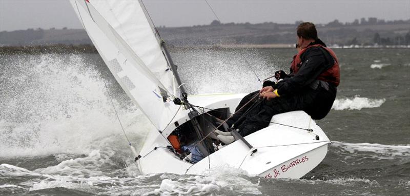 Sparks and Bubbles Take Two during the Royal Corinthian YC Open photo copyright Roger Mant taken at Royal Corinthian Yacht Club, Burnham and featuring the Flying Fifteen class
