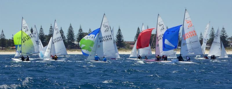 The fleet on day 1 of the Australian Flying Fifteen Championship photo copyright Jonny Fullerton taken at Esperance Bay Yacht Club and featuring the Flying Fifteen class