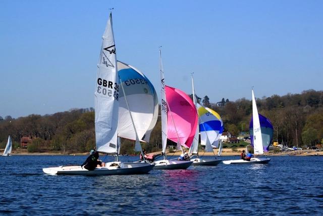 Flying Fifteens at Bewl - photo © Martin Dennant, Carolyn Howden & Claudette Povey