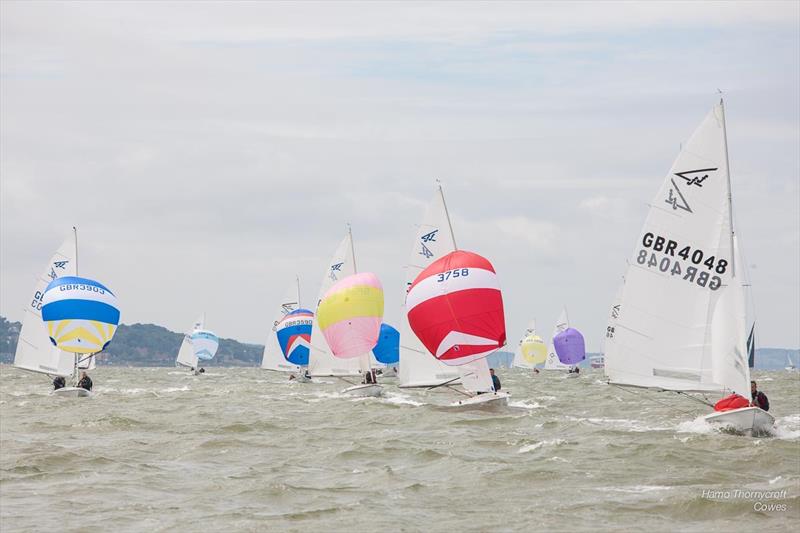 Flying Fifteen Southern Championship in Cowes photo copyright Hamo Thornycroft / www.yacht-photos.co.uk taken at Cowes Corinthian Yacht Club and featuring the Flying Fifteen class