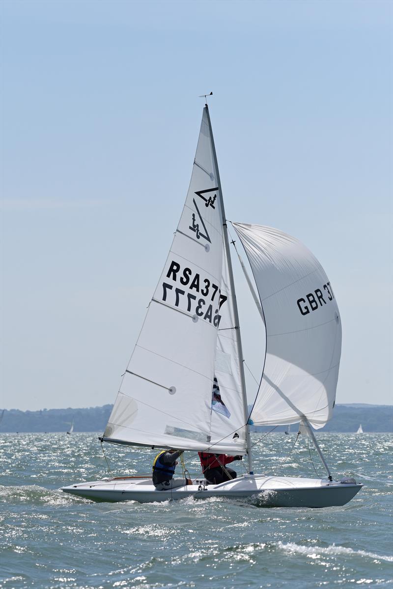 Flying Fifteens at Charles Stanley Direct Cowes Classic Week photo copyright Rick Tomlinson / www.rick-tomlinson.com taken at Royal London Yacht Club and featuring the Flying Fifteen class