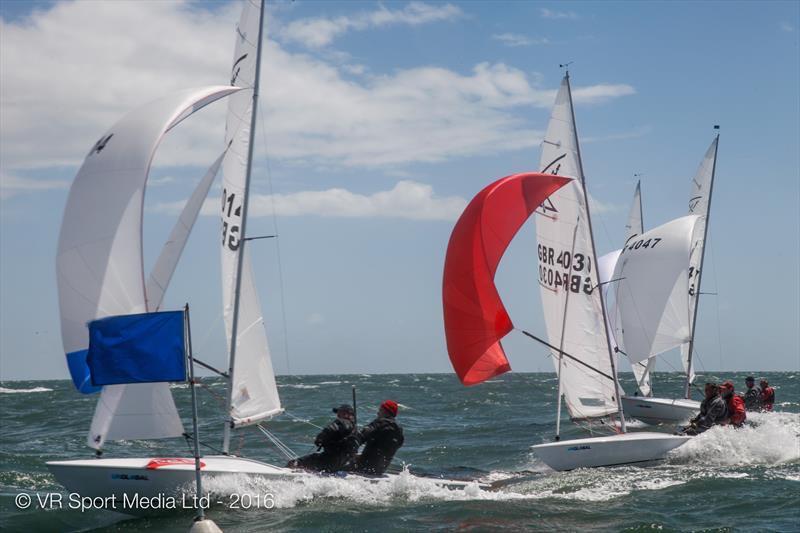 2016 Flying Fifteen Nationals at Hayling Island photo copyright VR Sport Media taken at Hayling Island Sailing Club and featuring the Flying Fifteen class