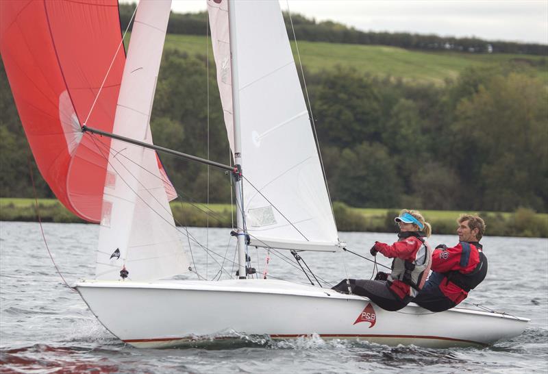 Tim Cripps and Amy Clay came 4th in their first Notts County Flying Fifteen Open photo copyright David Eberlin taken at Notts County Sailing Club and featuring the Flying Fifteen class