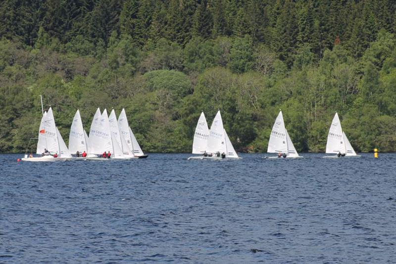 Flying Fifteen 2018 Scottish Championship photo copyright Sally McKee taken at Loch Tummel Sailing Club and featuring the Flying Fifteen class