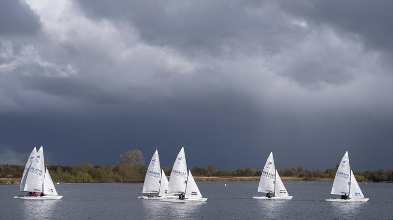 Stormy skies during the Waples Wines Notts County Flying 15 Open  photo copyright David Eberlin taken at Notts County Sailing Club and featuring the Flying Fifteen class